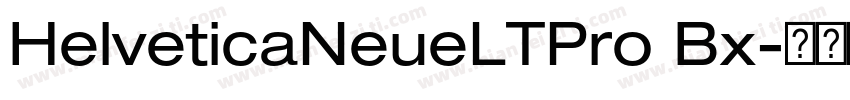 HelveticaNeueLTPro Bx字体转换